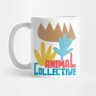 animal collective \ retro look fan art design Mug